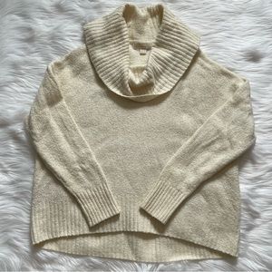 ❄️❄️MICHAEL KORS WOOL BLEND COWL NECK SWEATER IN CREAM